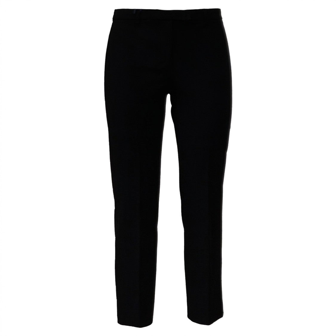Max Mara Slim Fit Trousers With Tailored Construction And Flared Hems
