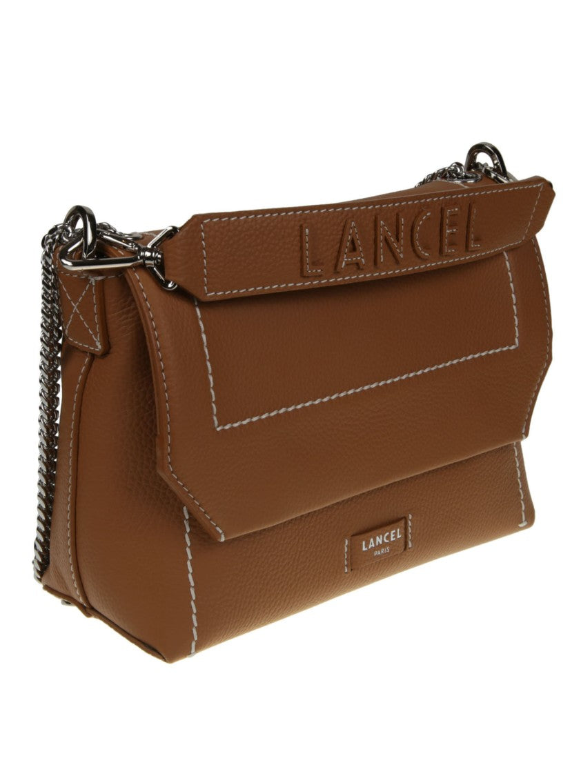 Lancel Ninon Soft Medium Flap Shoulder Bag