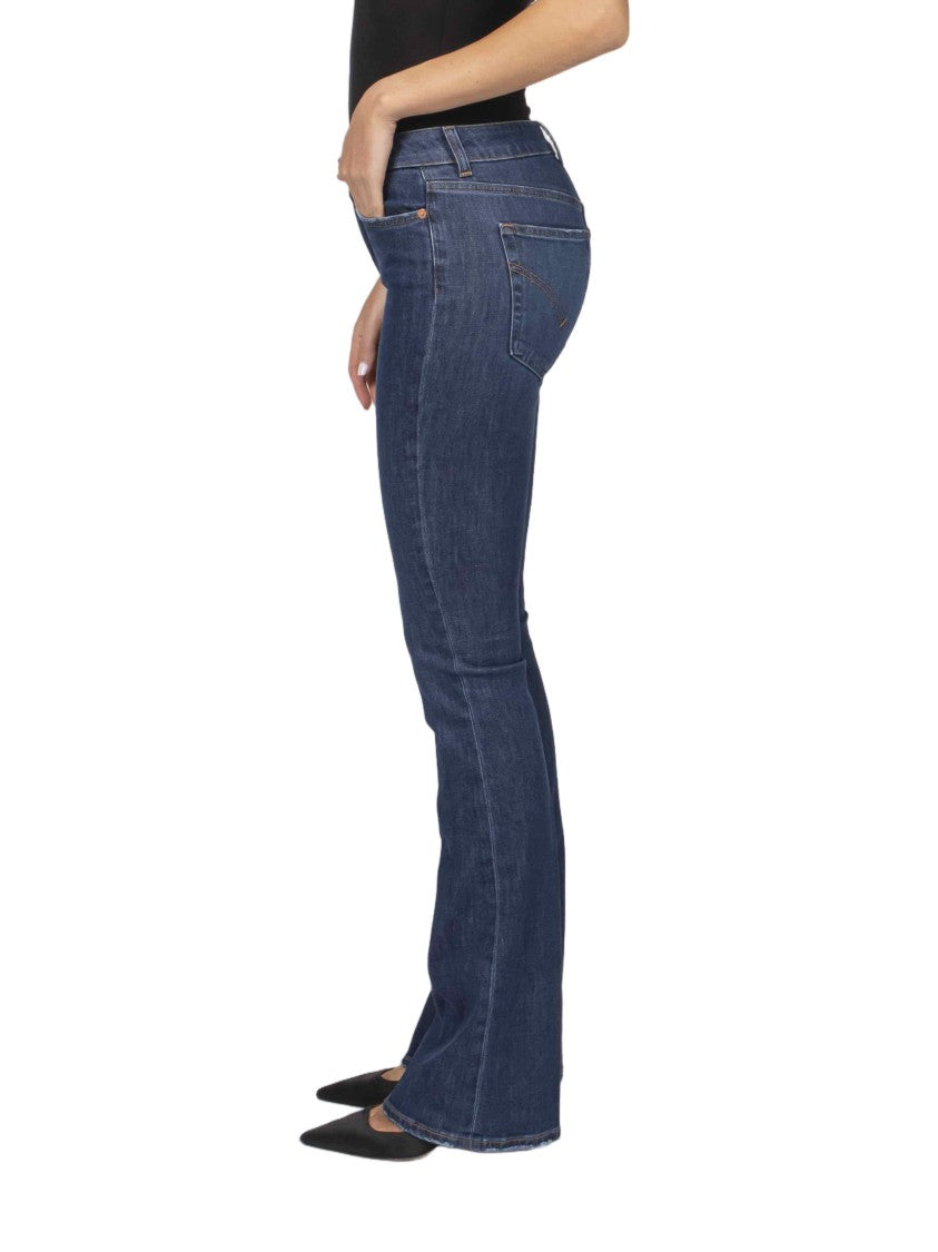 Dondup Newlola Deep Indigo Flare Jeans