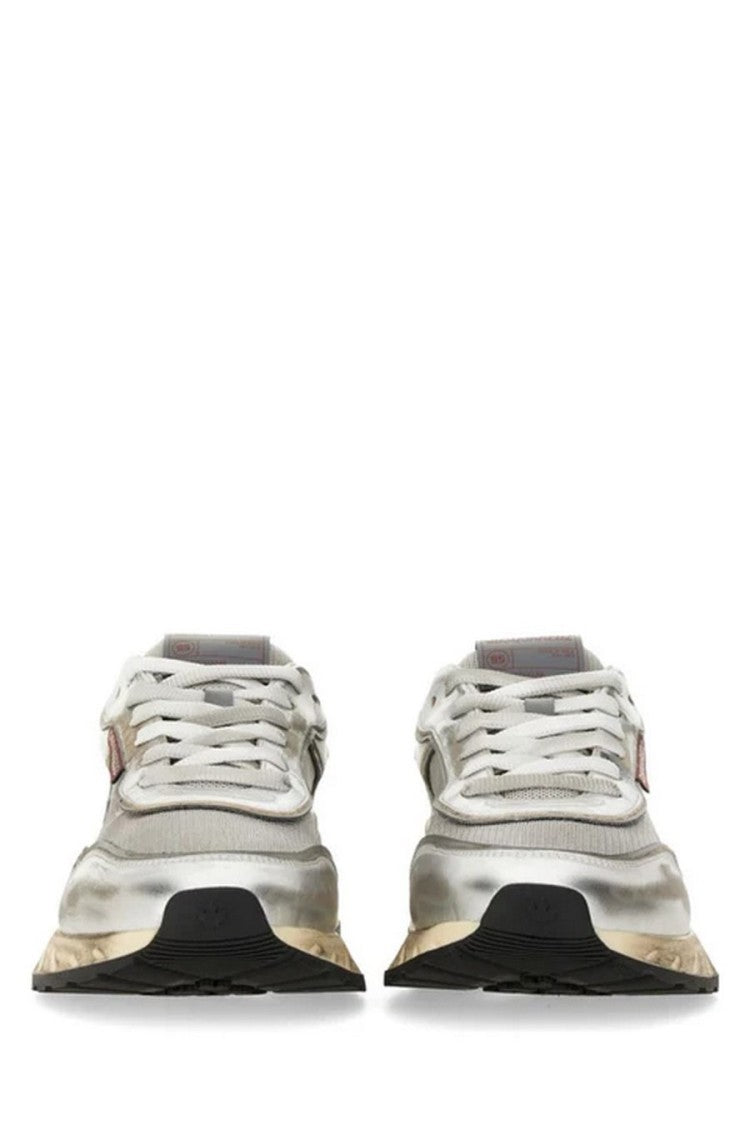 Dsquared2 White Bos Taurus Leather-Blend Sneakers