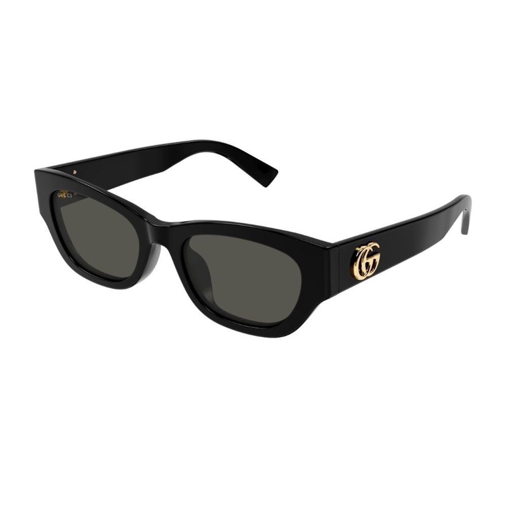 Gucci Gg1954sa Emblem Line Glossy Black Acetate Sunglasses