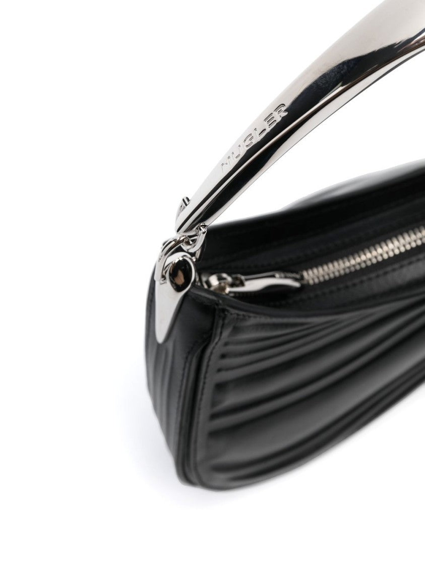 Mugler Spiral Curve 01 Embossed Tote Bag