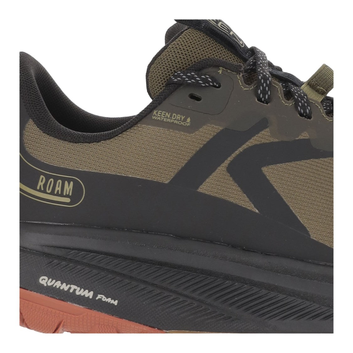 Keen Dark Green Mesh Rubber Sole Sneakers