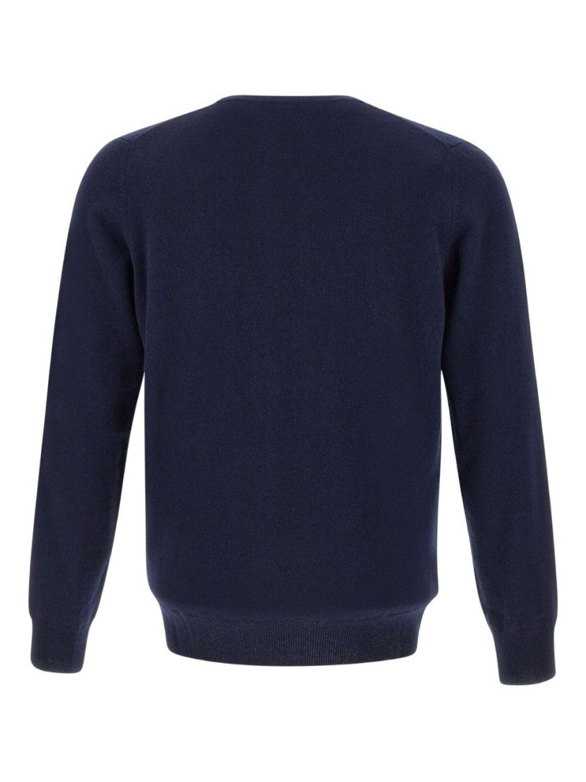 Kangra Classic Crew Neck Sweater In Wool