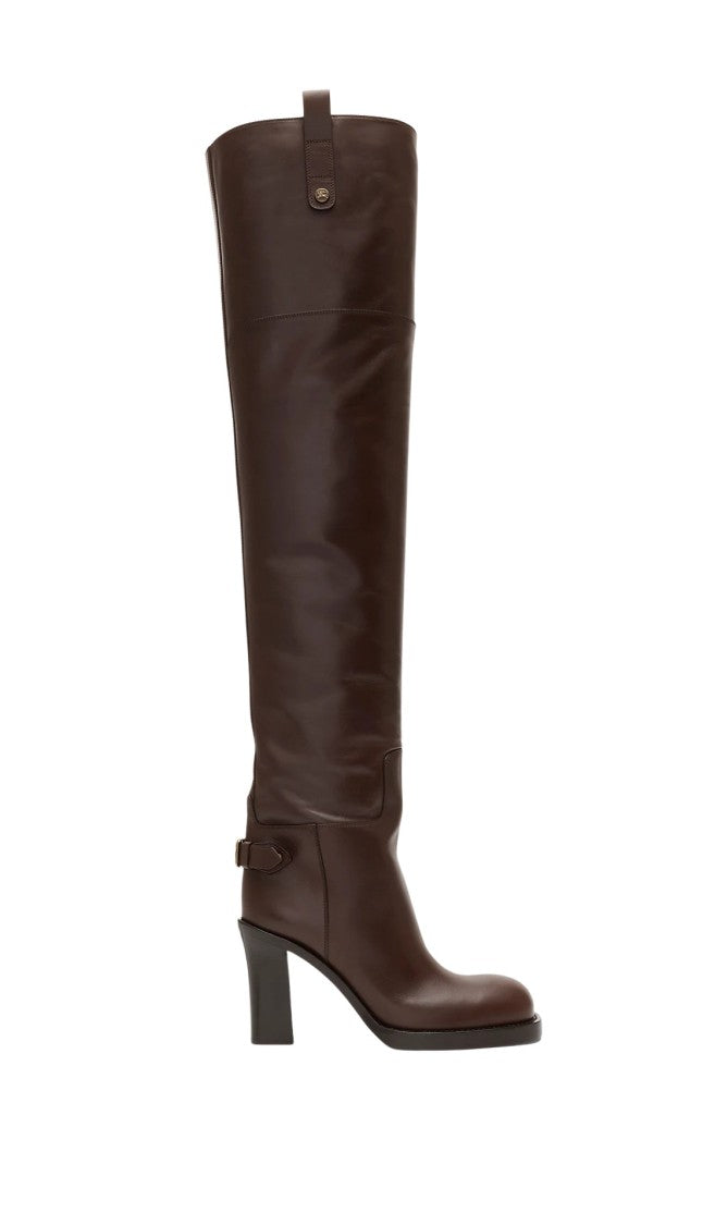 Burberry 8114397 Calf Leather Ankle Boots