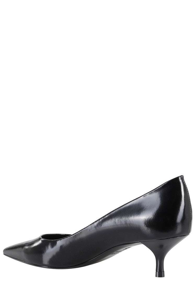 Stuart Weitzman Decolletè Power 50 Black Pump