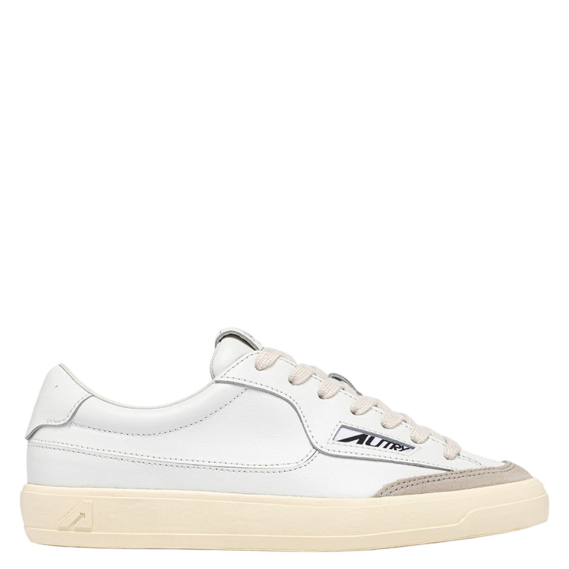 Autry Leather Low Sneakers With Round Toe And Subtle Logo Details