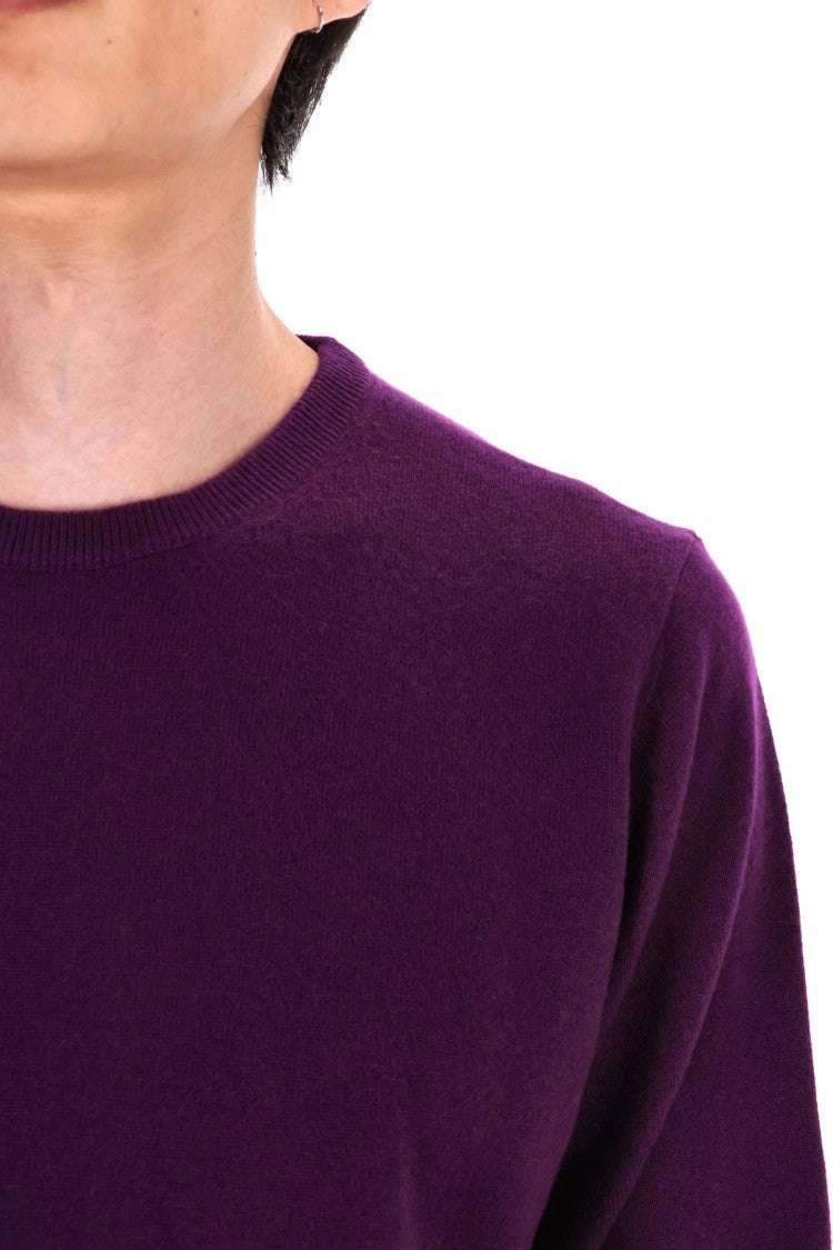 Drumohr Solid Color Pure Cashmere Crewneck Sweater