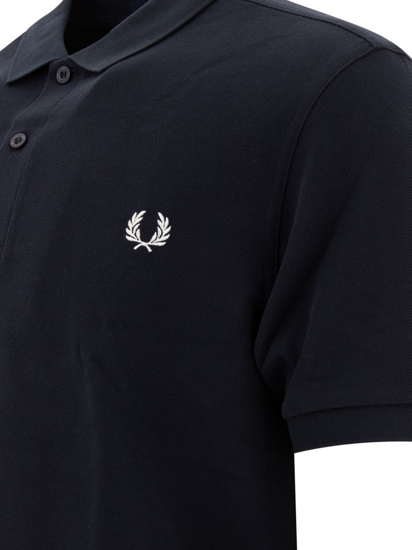 Comme Des Garçons Regular Fit Black Short-Sleeve Polo Shirt