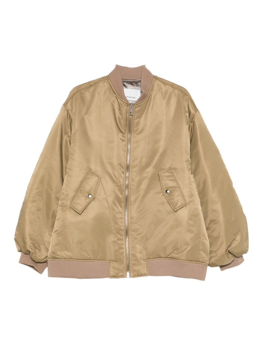 The Frankie Shop Boxy Oversized Jacket With Ruched Detailing