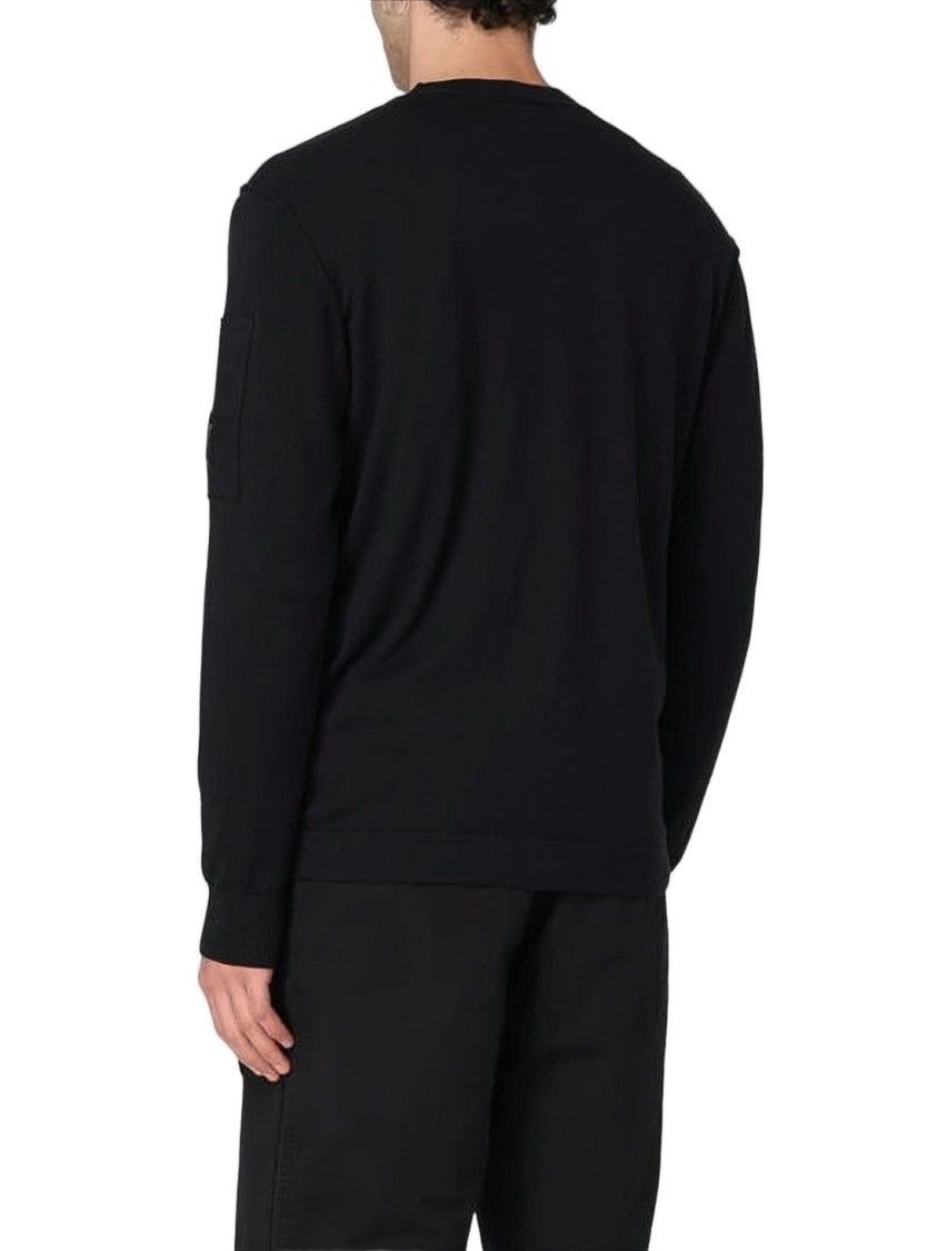 C.P. Company Classic V-Neck Cardigan With Button-Down Front