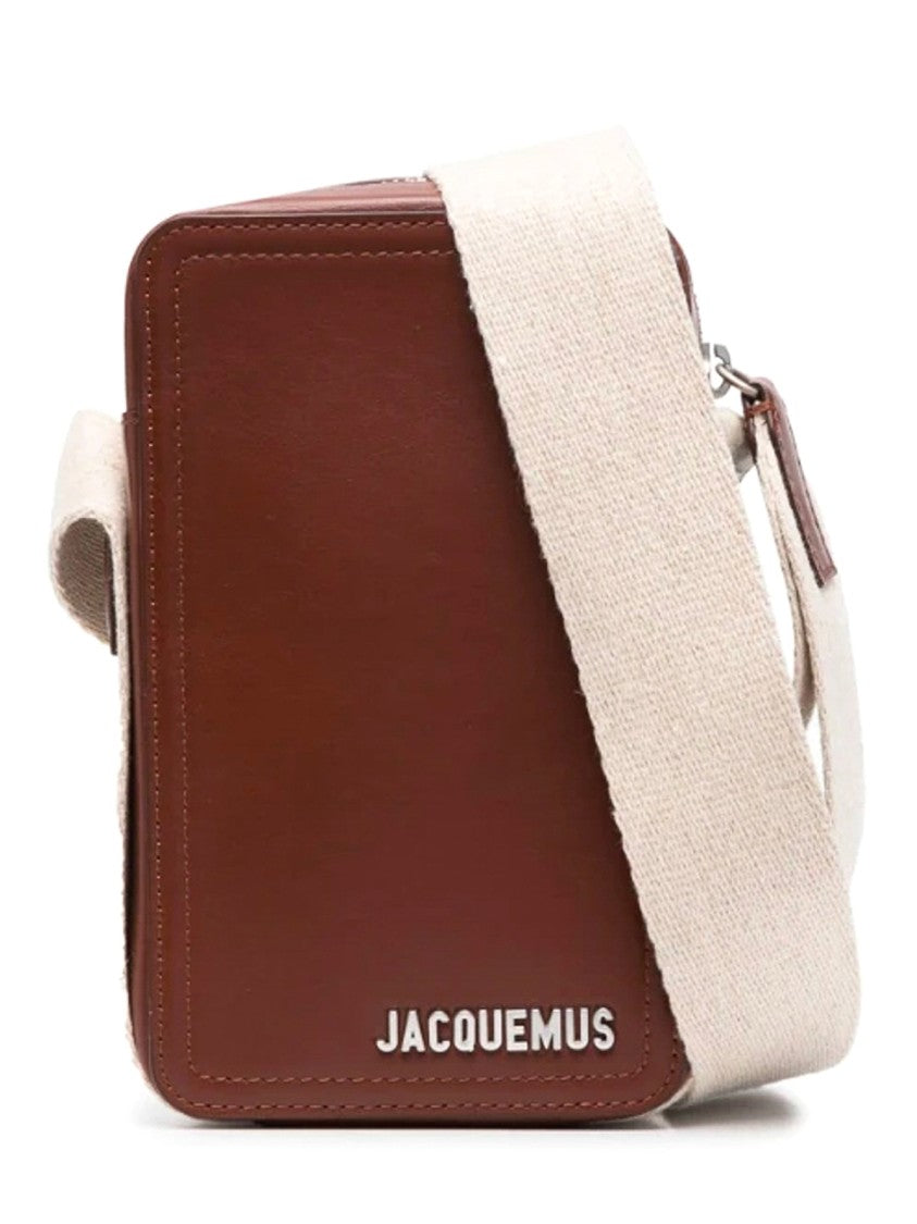 Jacquemus Rectangular Crossbody Bag With Contrasting Strap Detail
