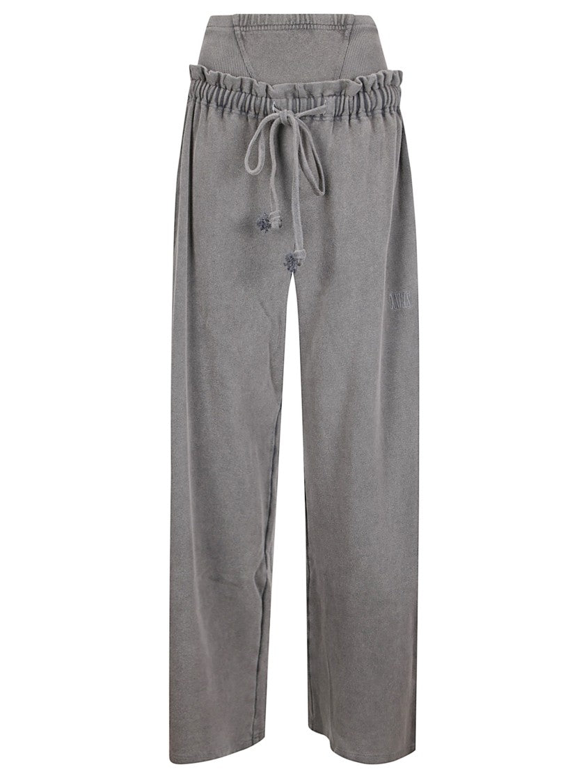 Knwls Oversized Sweatpants With Integrated Ribbed Shorts Layer