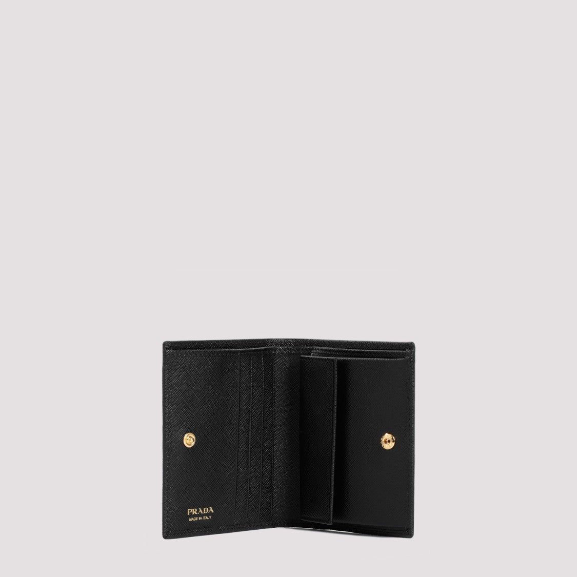 Prada Black Calf Leather Wallet