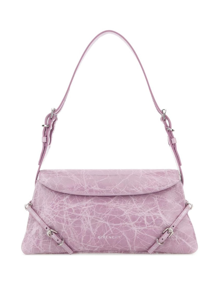 Givenchy Powder Pink Foldover Adjustable Strap Bag