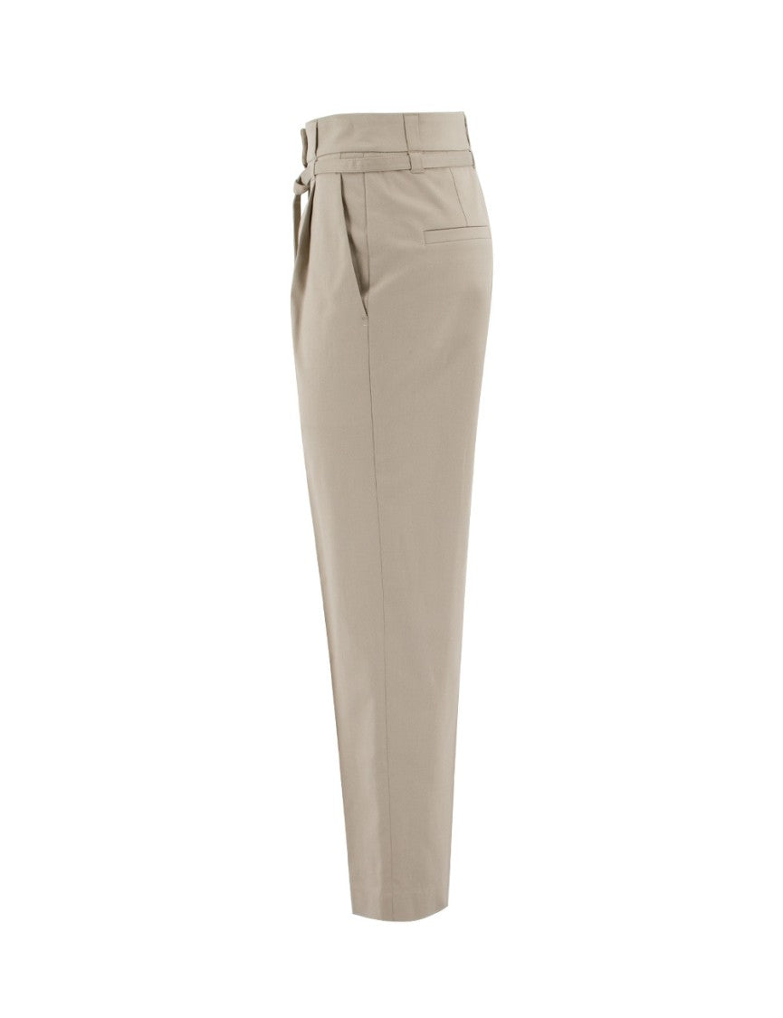 Brunello Cucinelli Tailored Comfort Cotton Trousers