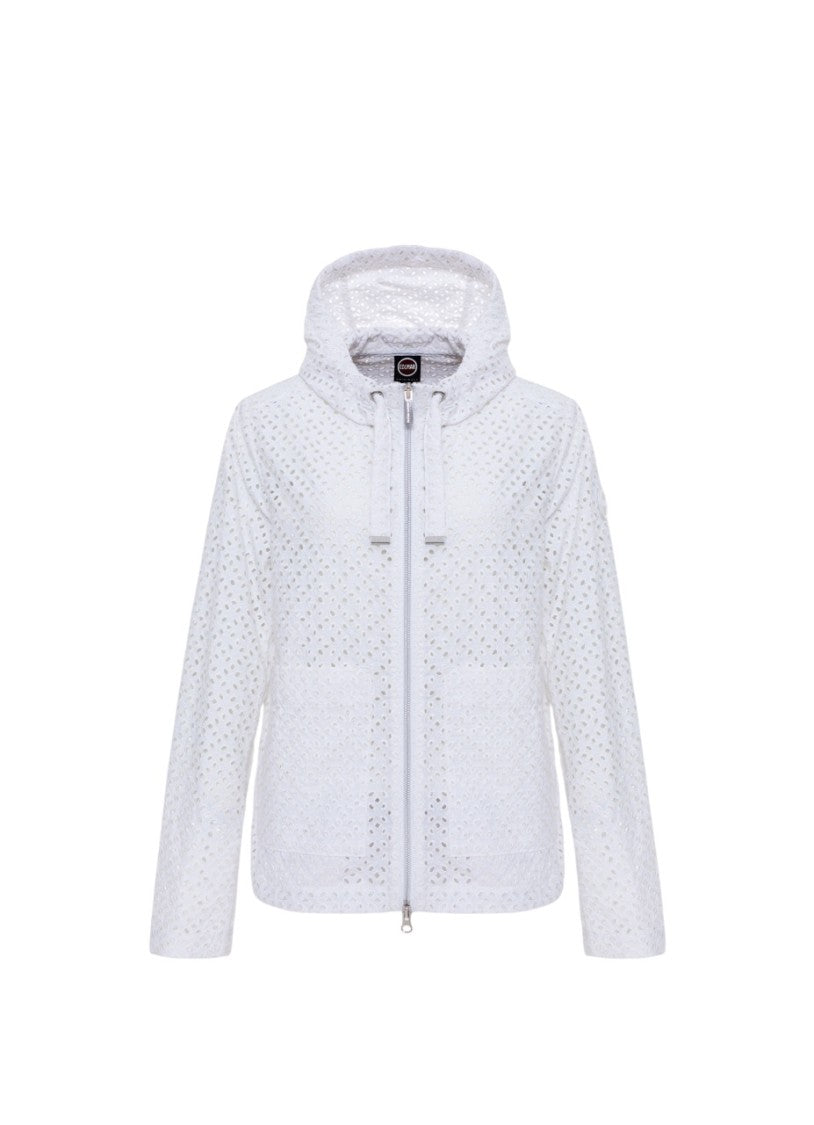 Colmar Broderie Anglaise Windbreaker Adjustable Hood