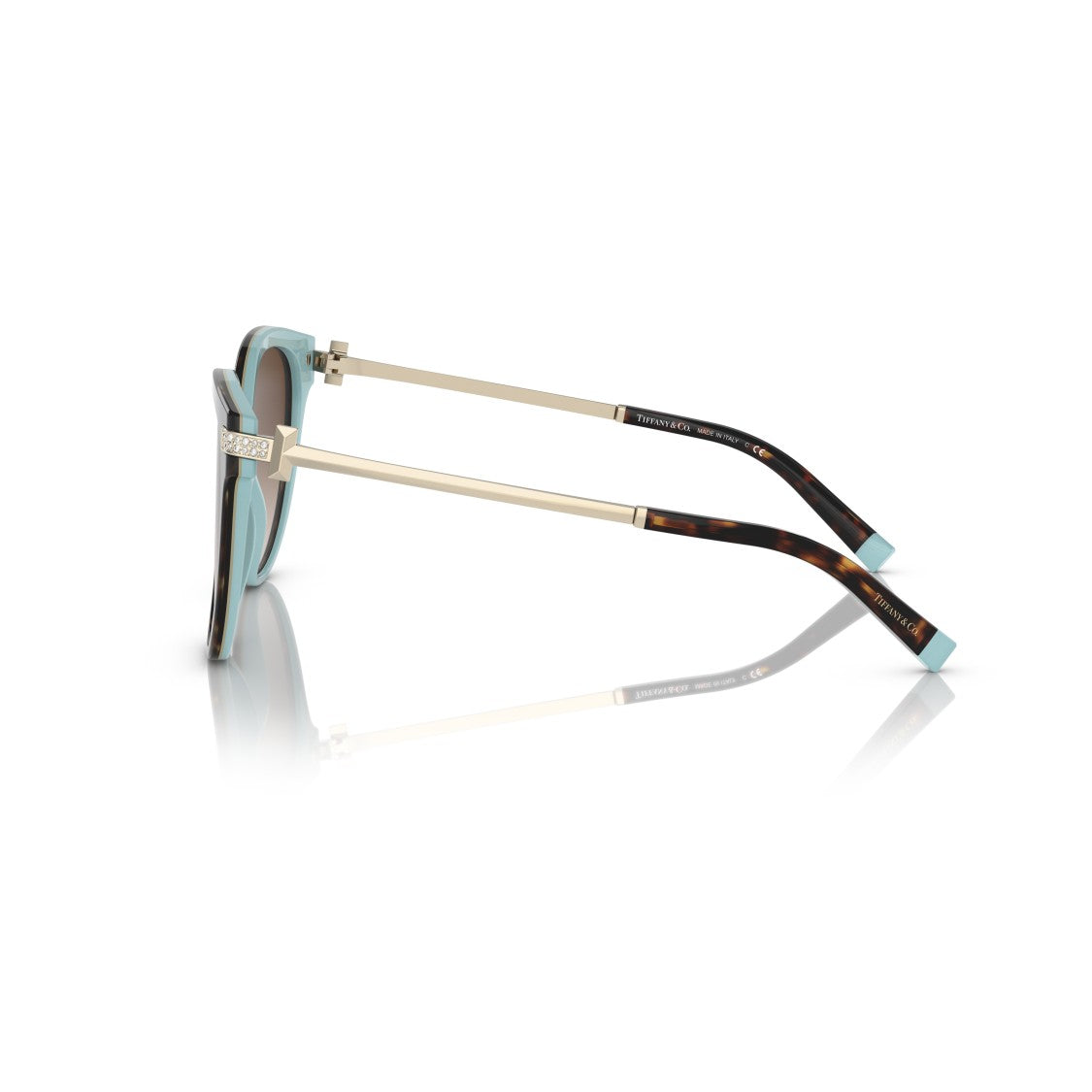 Tiffany & Co. 0Tf4193b Rounded Tortoiseshell Sunglasses