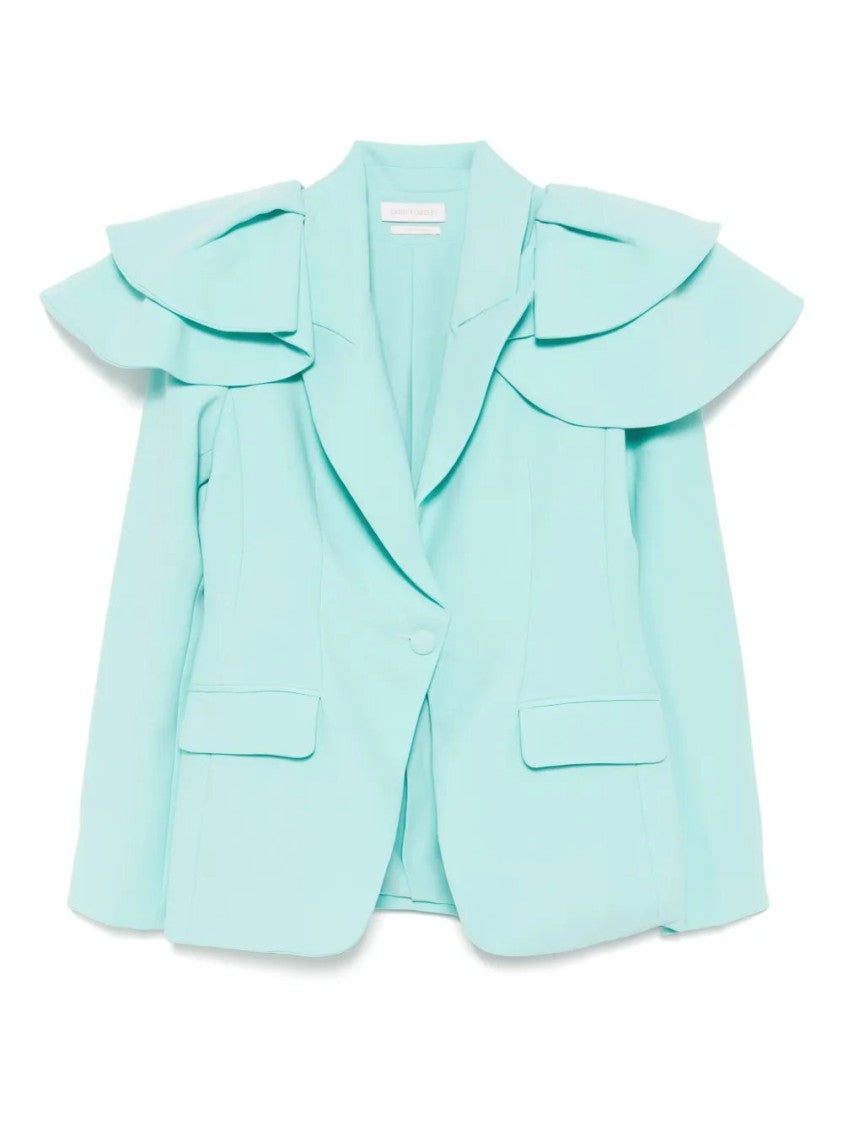 Saiid Kobeisy Ruffled Tailored Jacket