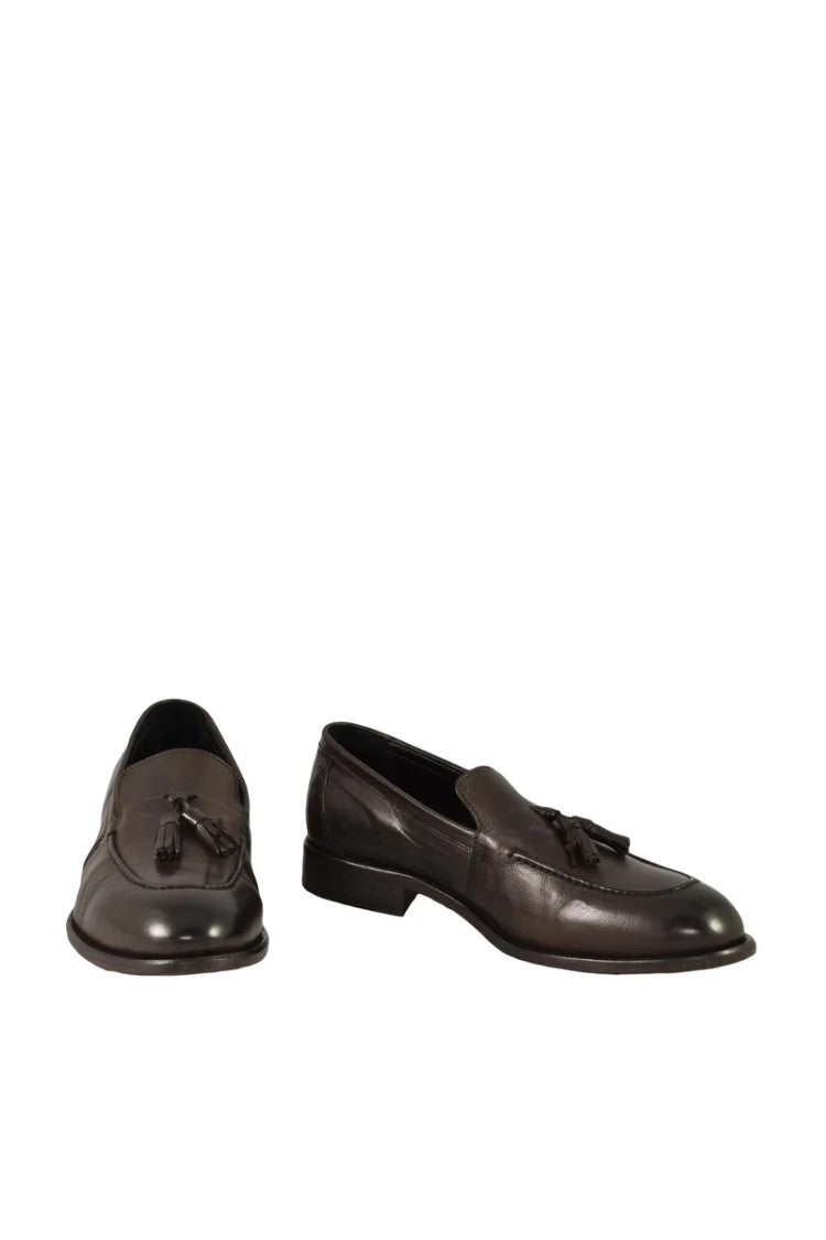 Crisci Brown Leather Loafer