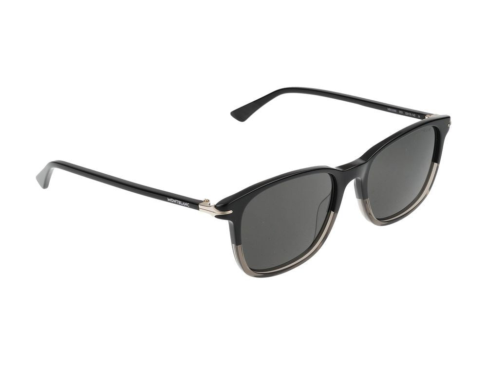 Montblanc Sunglasses Montblanc Mb0338s 003 Black Black Grey 52/18/145