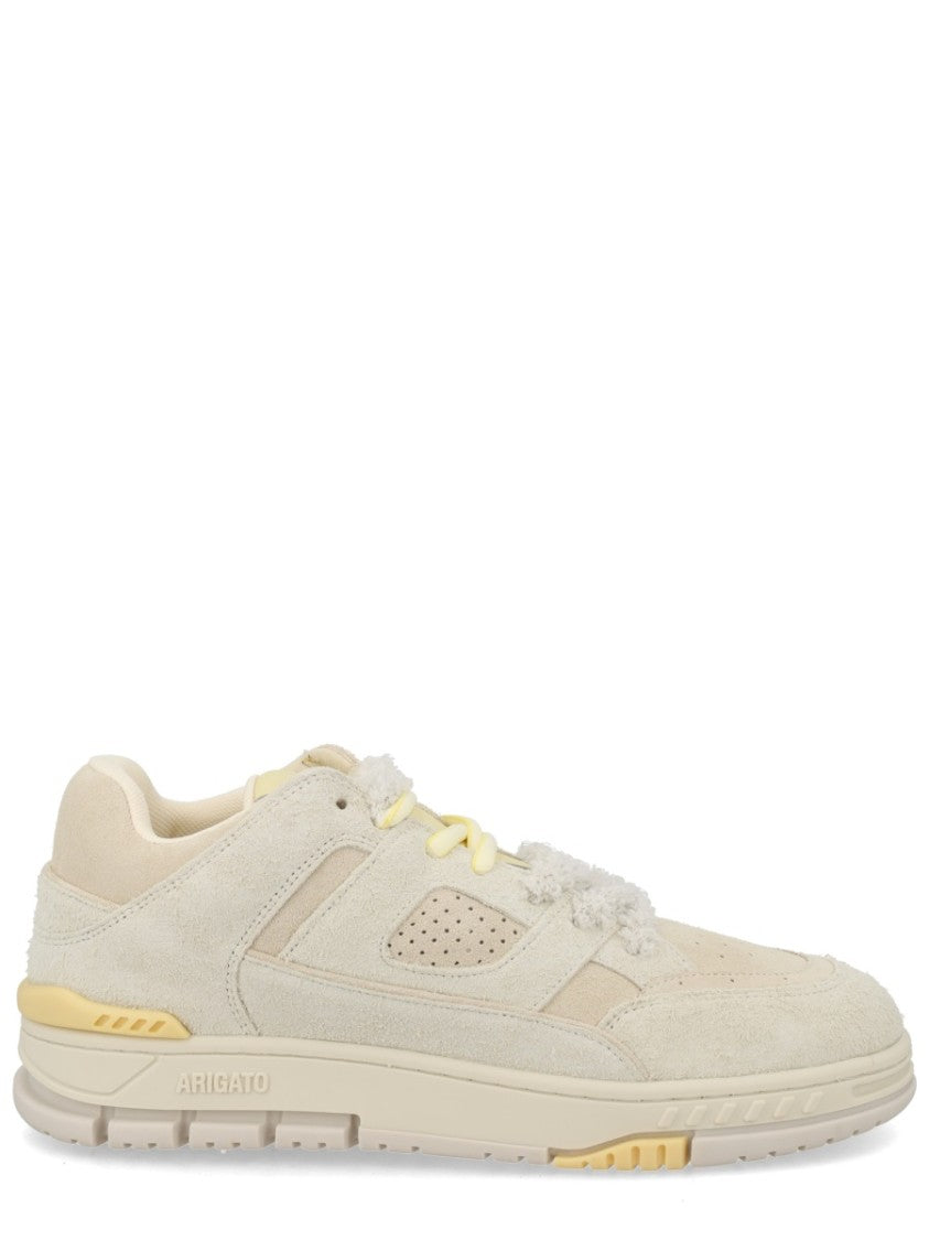Axel Arigato Beige Area Lo Label Suede Sneakers