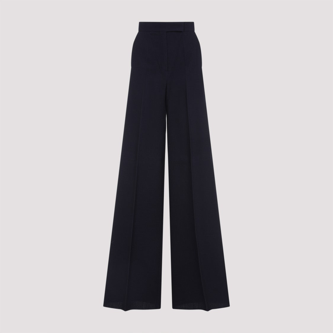 Max Mara Osol Blue Virgin Wool Pants