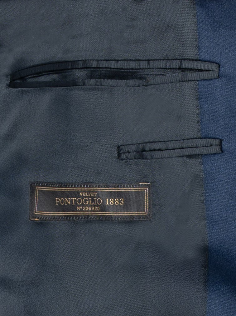 Franzese Collection Single-Breasted Velvet Ceremonial Jacket