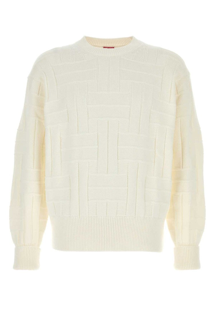 Kenzo White Cotton Sweater