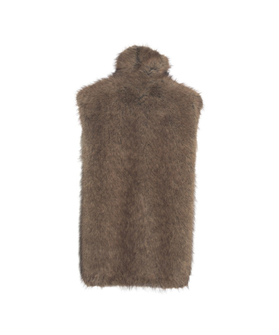 Liu Jo Sleeveless Faux Fur Gilet