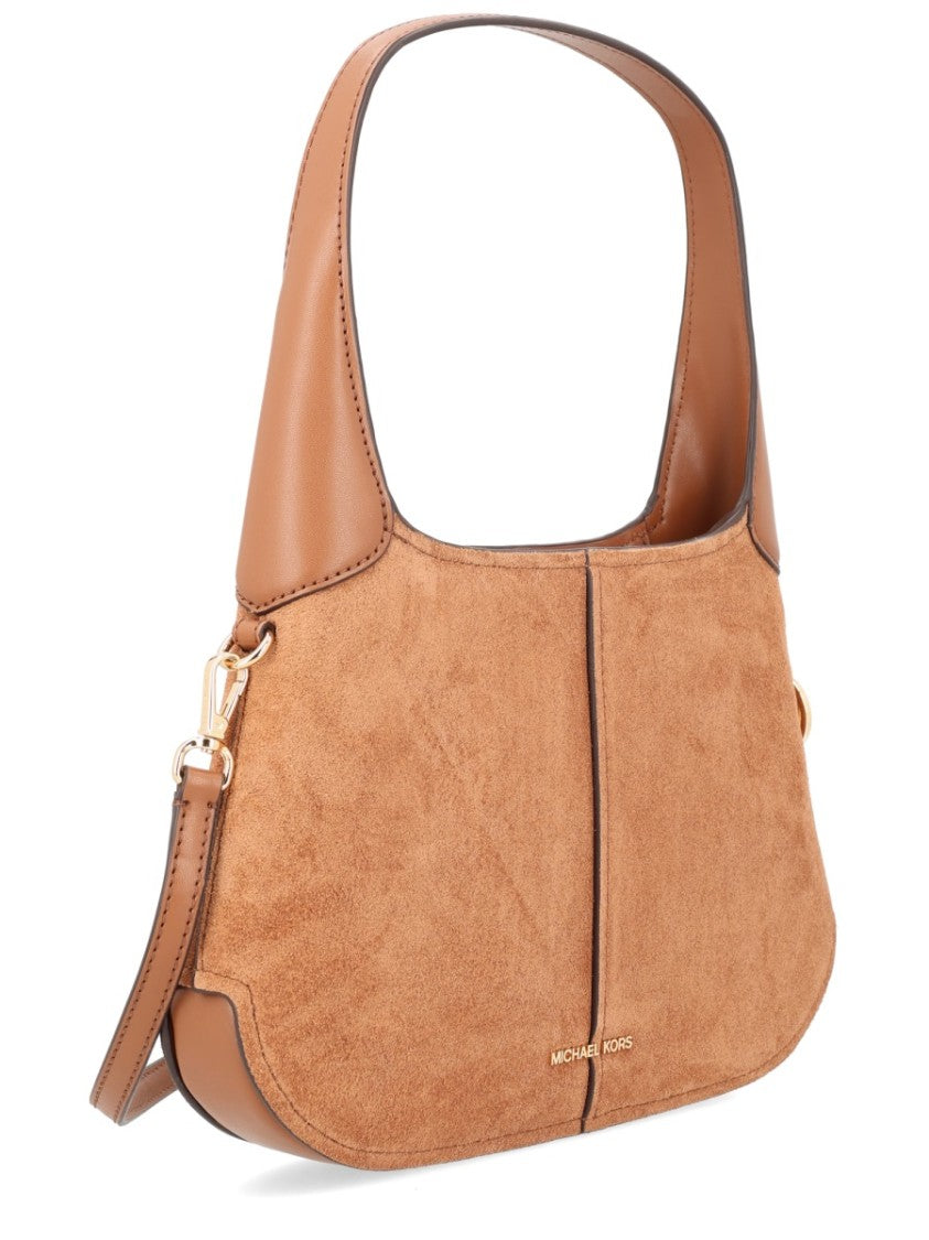 Michael Michael Kors Alice Cow Leather Suede Shoulder Bag