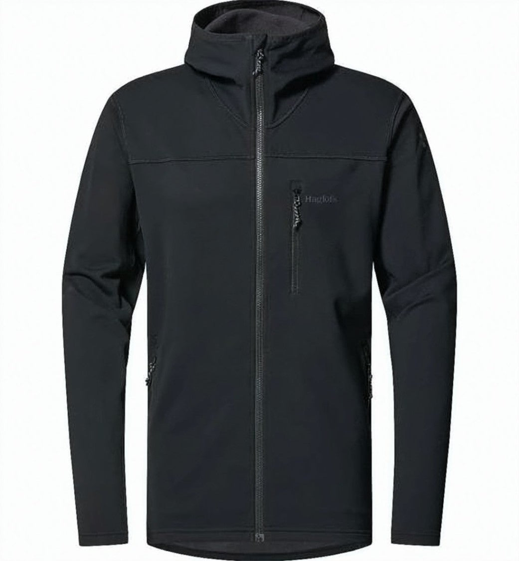 Haglöfs Fitted Jacket With High Collar And Zippered Pockets
