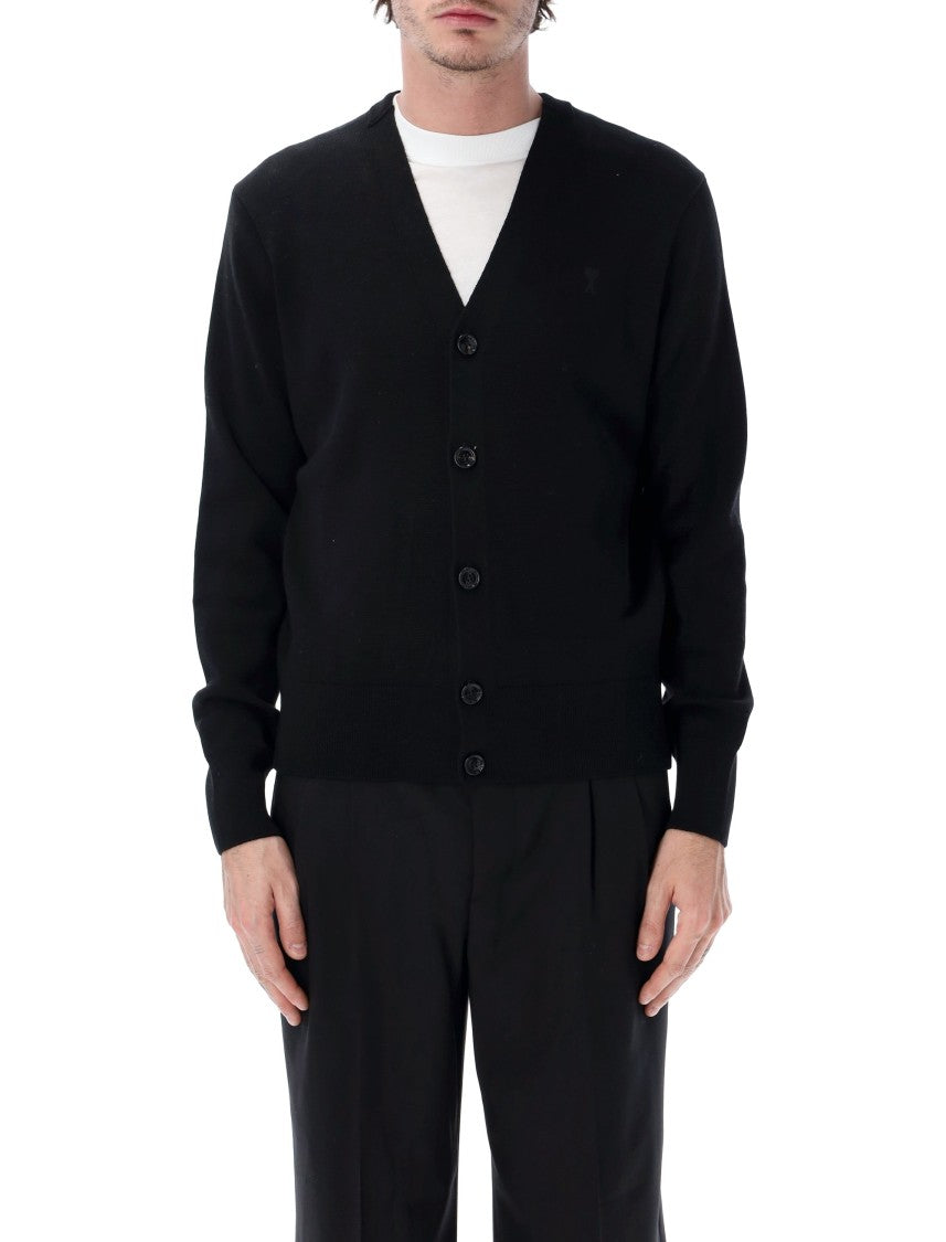 Ami Paris Adc Wool Cardigan