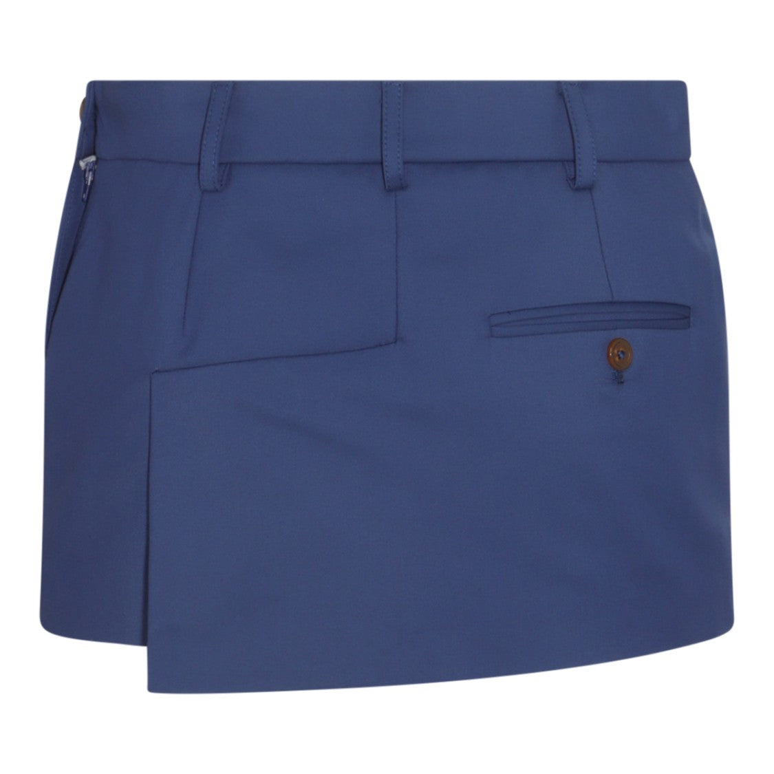 Vivienne Westwood Blue Cotton Mini Skirt Mini Skirt