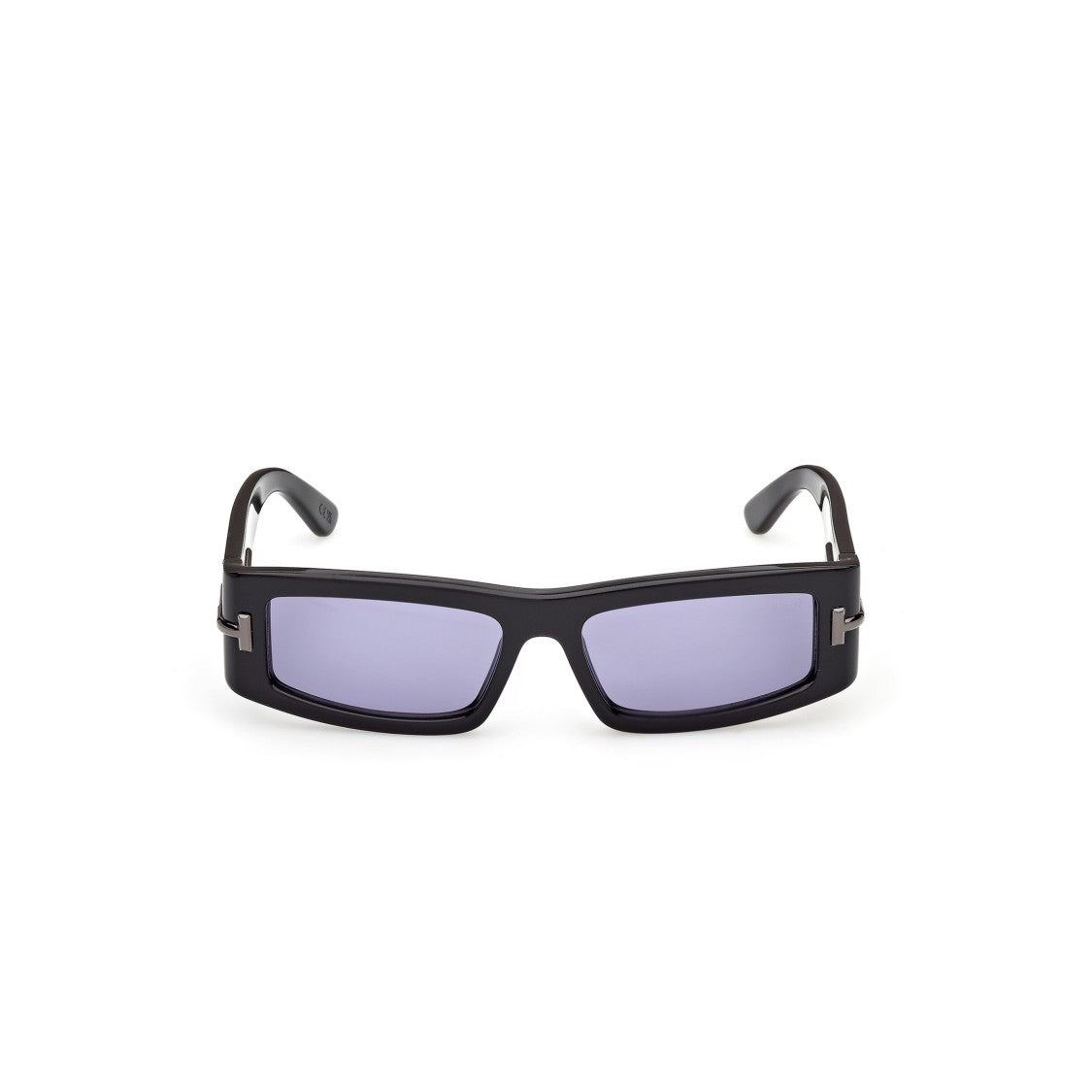 Tom Ford Ti0026 Rectangular Black Acetate Sunglasses