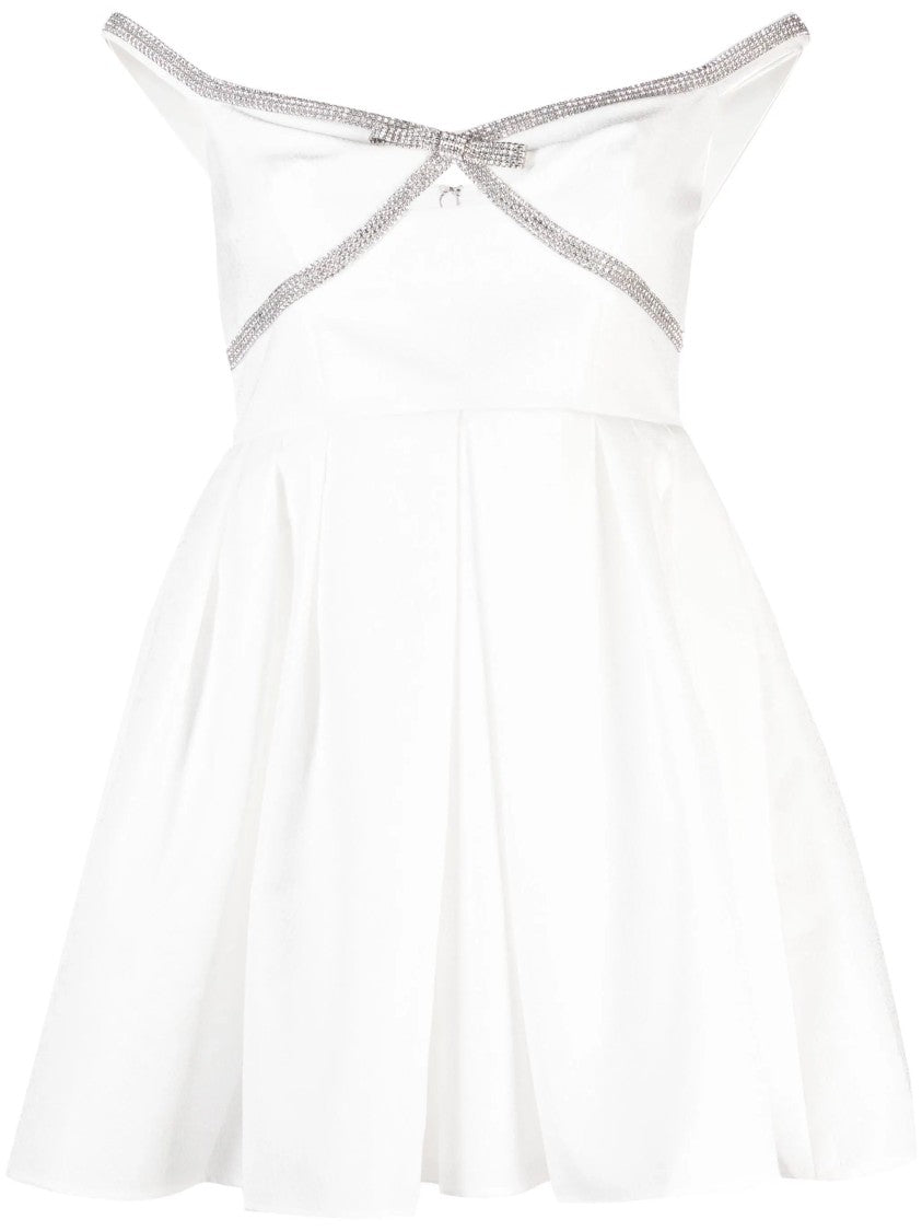 Self-Portrait Diamante Mini Dress