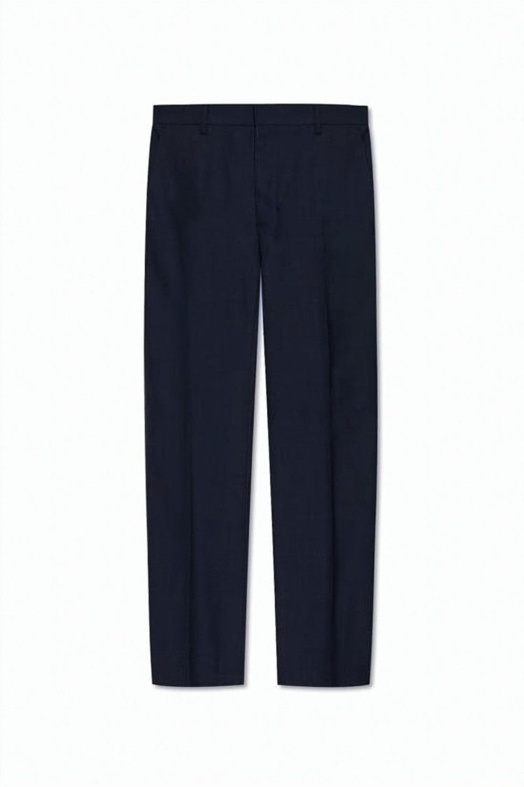 Ami Paris Straight-Leg Suit Pants With Classic Waistband