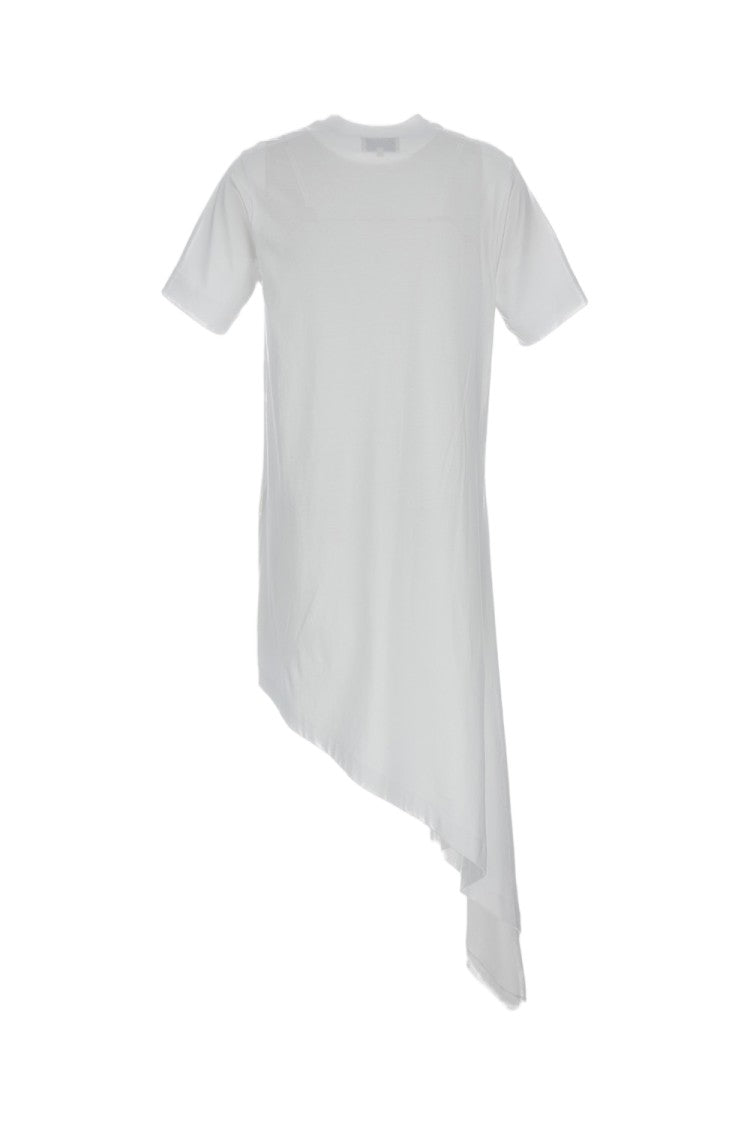 Loulou De Saison Asymmetric Pleated Dress In Supima Cotton