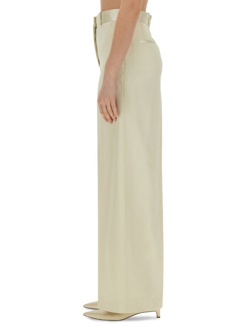 Jil Sander High-Waisted Tailored Pants With Wide Legs