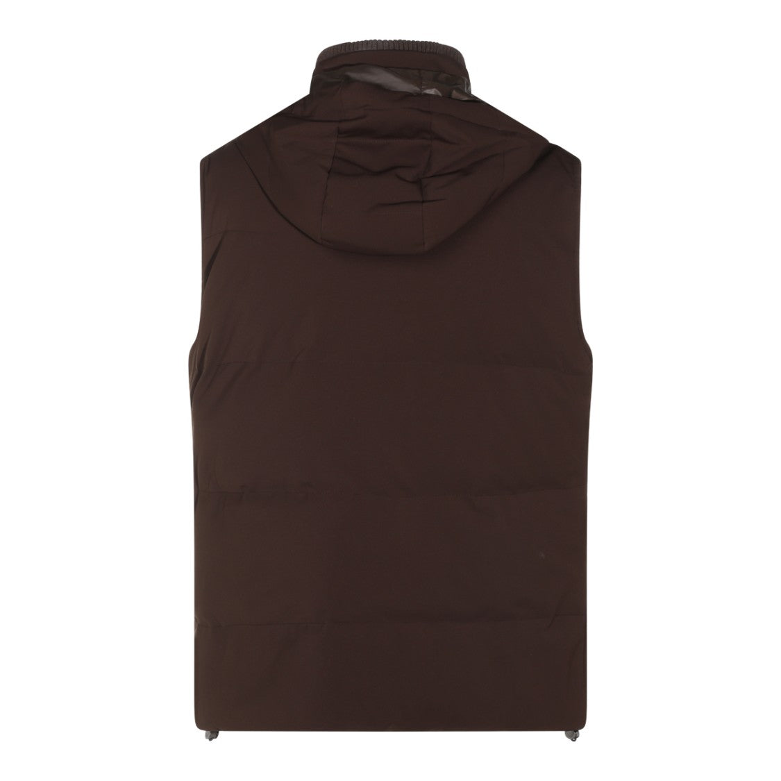 Montecore Sleeveless Padded Coat With High Collar And Detachable Hood