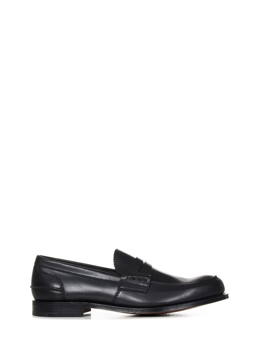 Church's Pembrey Black Calf Leather College Loafers