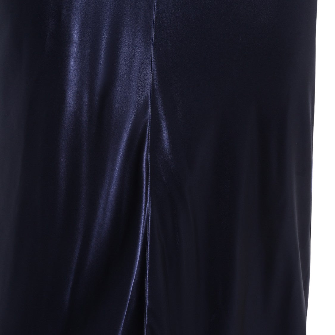Alberta Ferretti Flowing Midi Dress With Deep V-Neckline