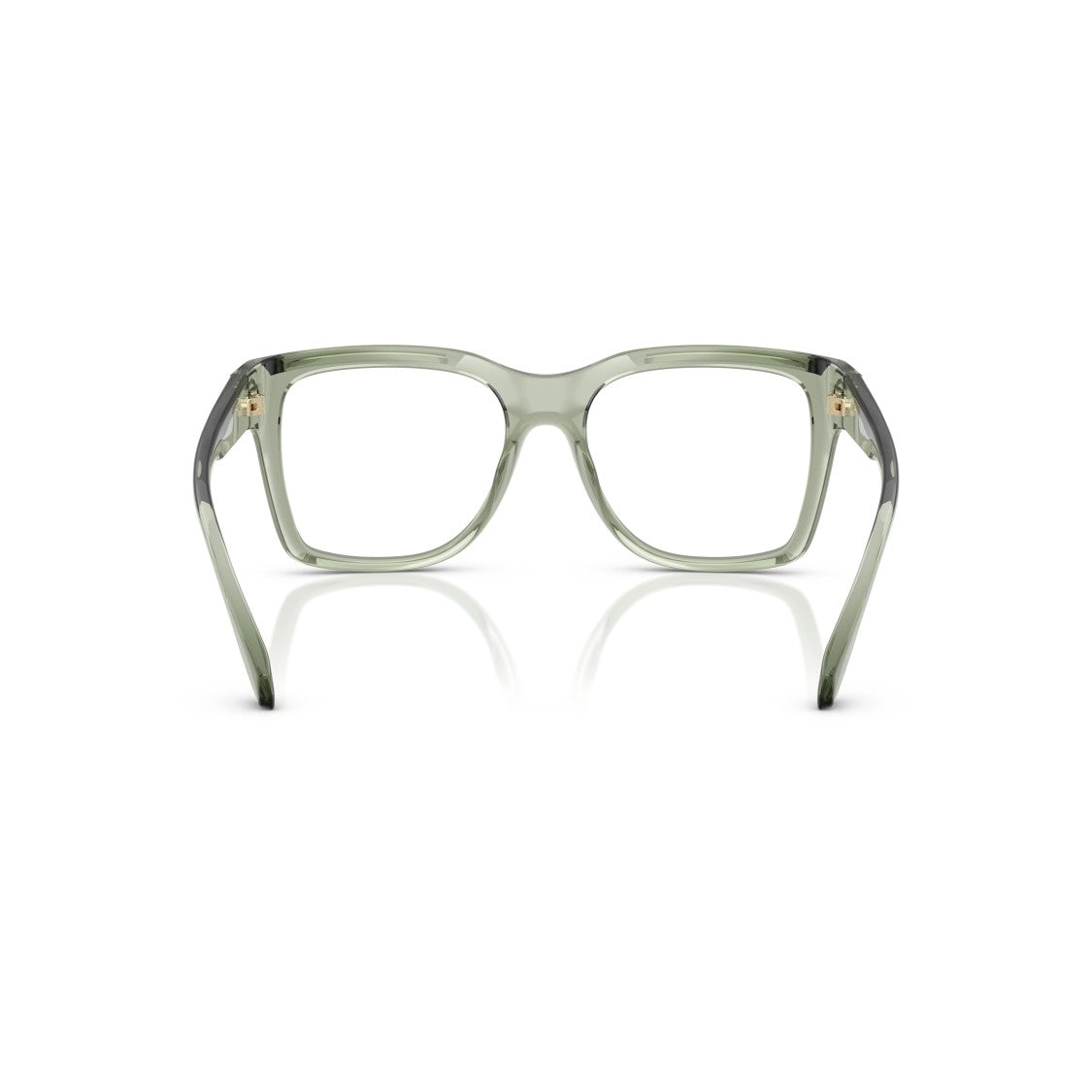 Michael Kors 0Mk4144u Translucent Light Green Acetate Eyeglasses With Gold Emblem