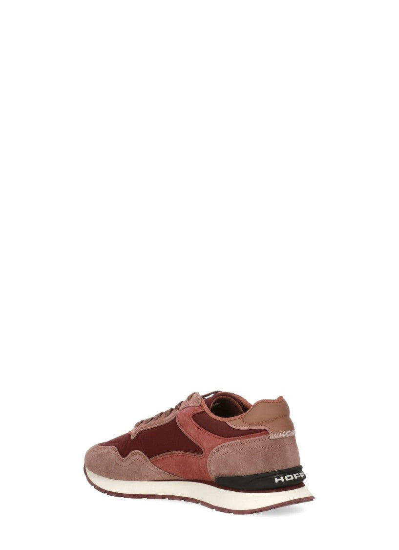 Hoff Burgundy Suede Round Toe Sneakers