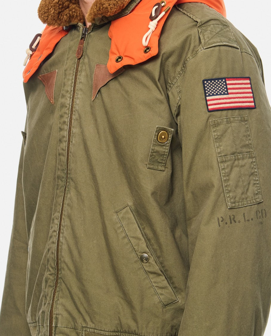 Polo Ralph Lauren Green Hooded Bomber