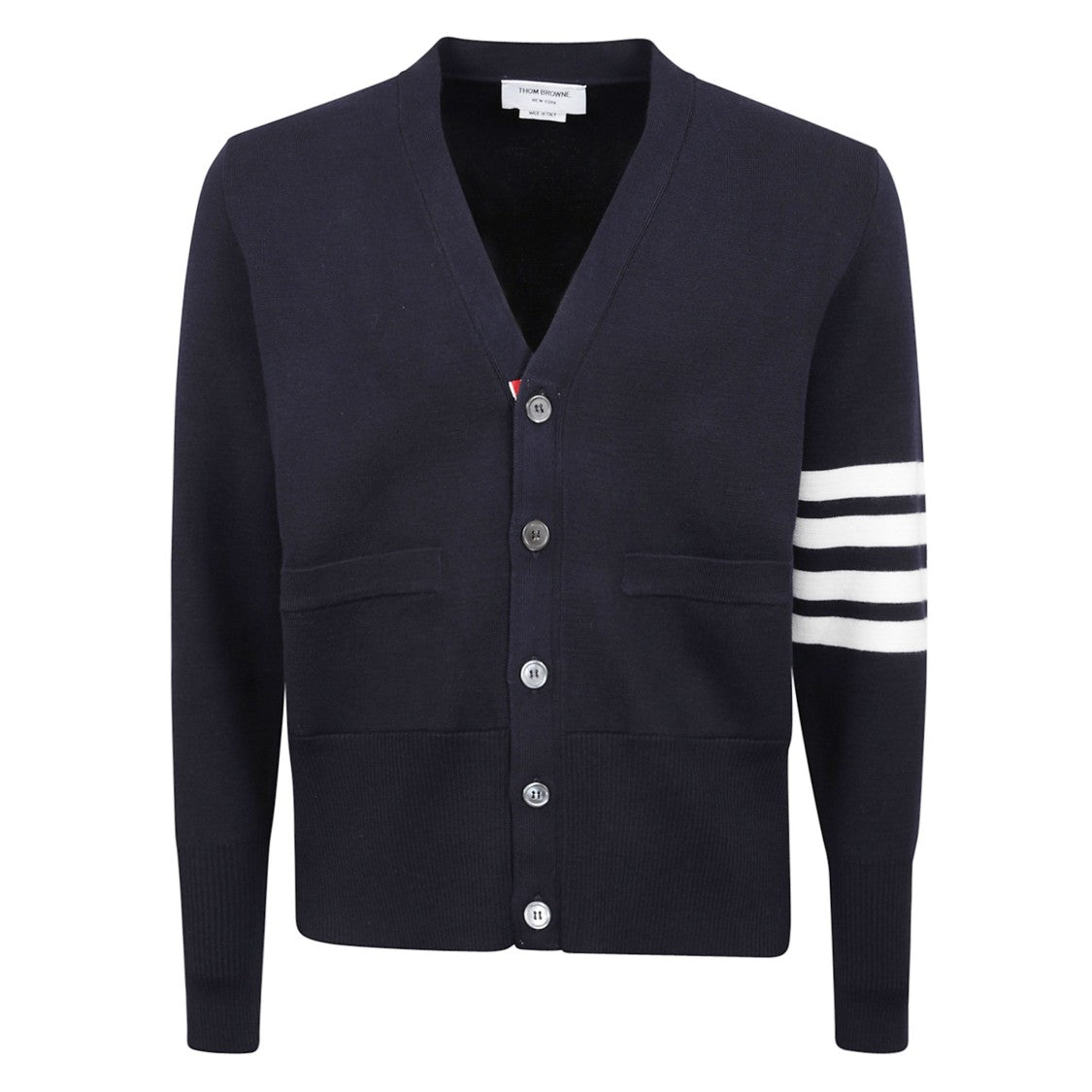Thom Browne 4-Bar V-Neck Cardigan