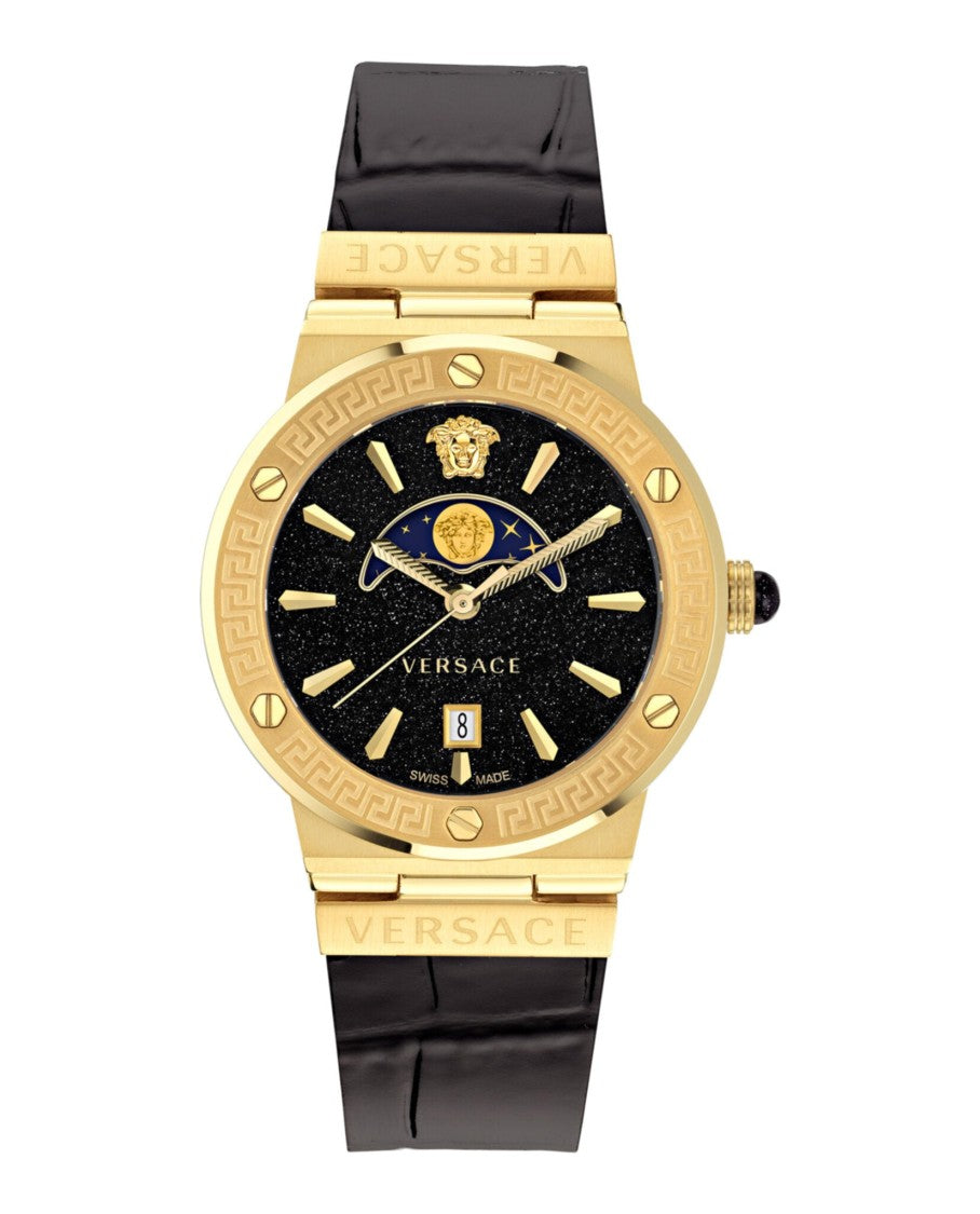 Versace Greca Logo Moonphase Watch