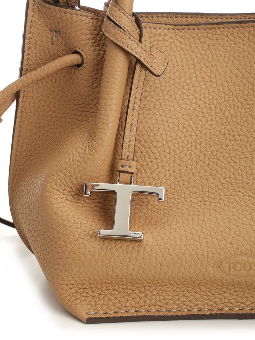 Tod's Structured Black Handbag With Minimalist Design