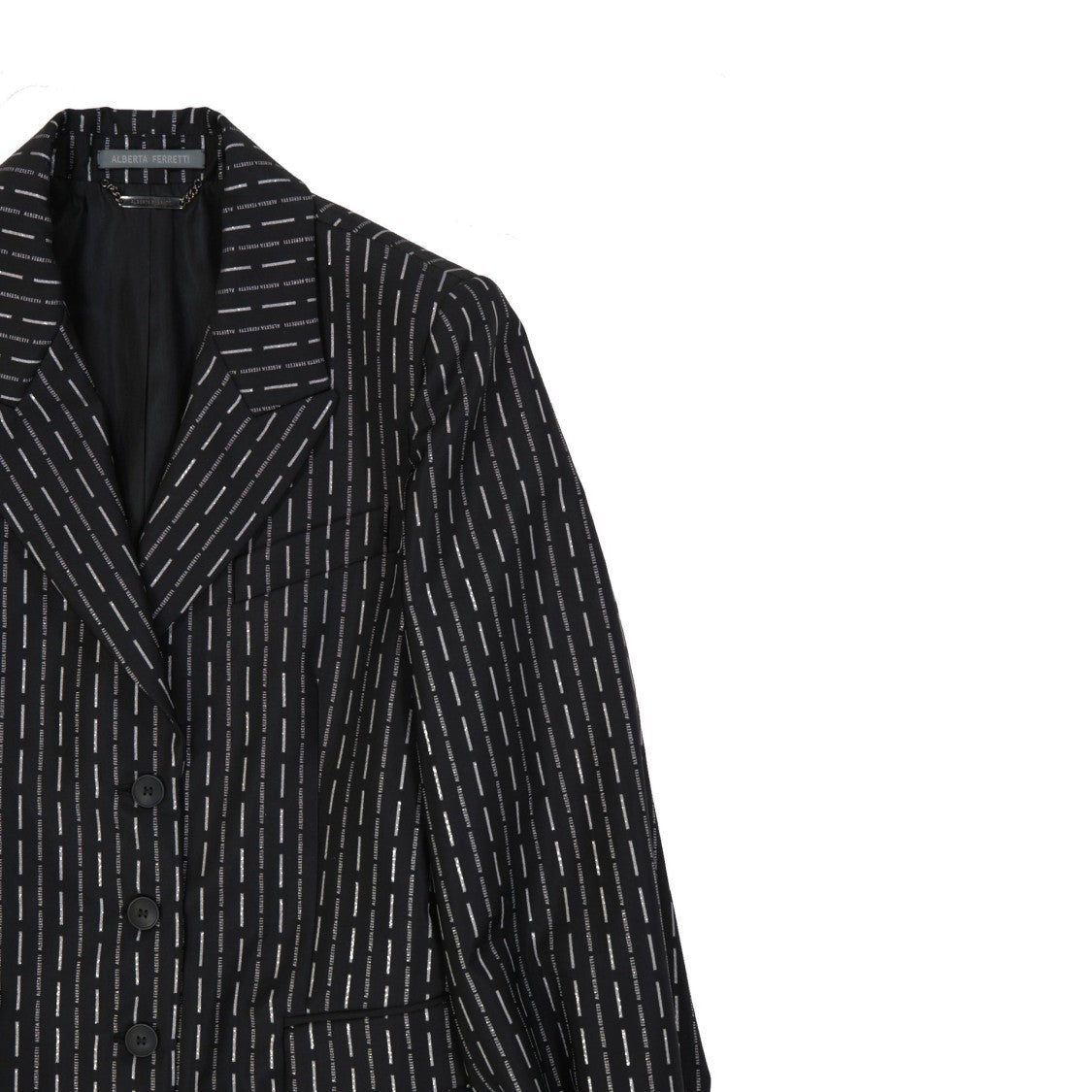 Alberta Ferretti Wool Long Jacket