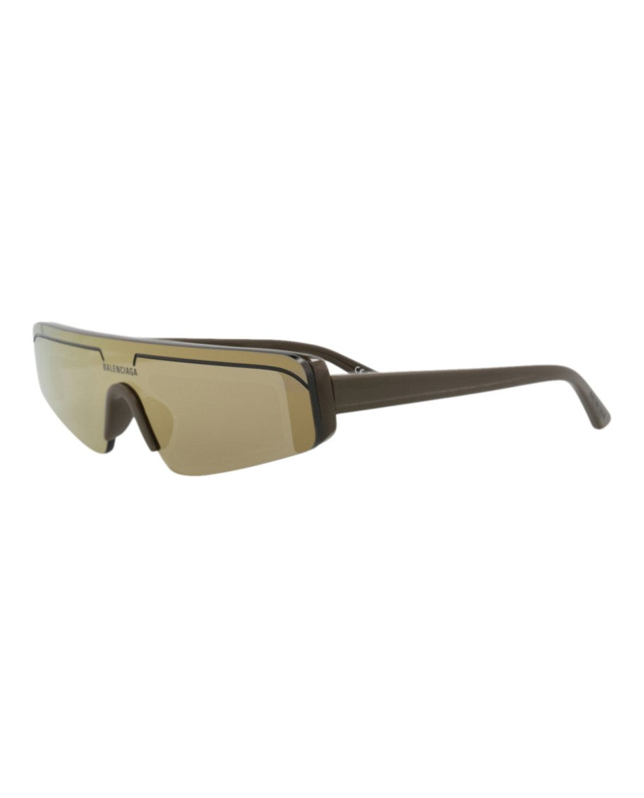 Balenciaga Shield-Frame Recycled Acetate Sunglasses